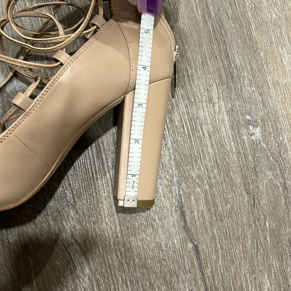 Lace-Up Saks Fifth Avenue Heels - Picture 5 of 5